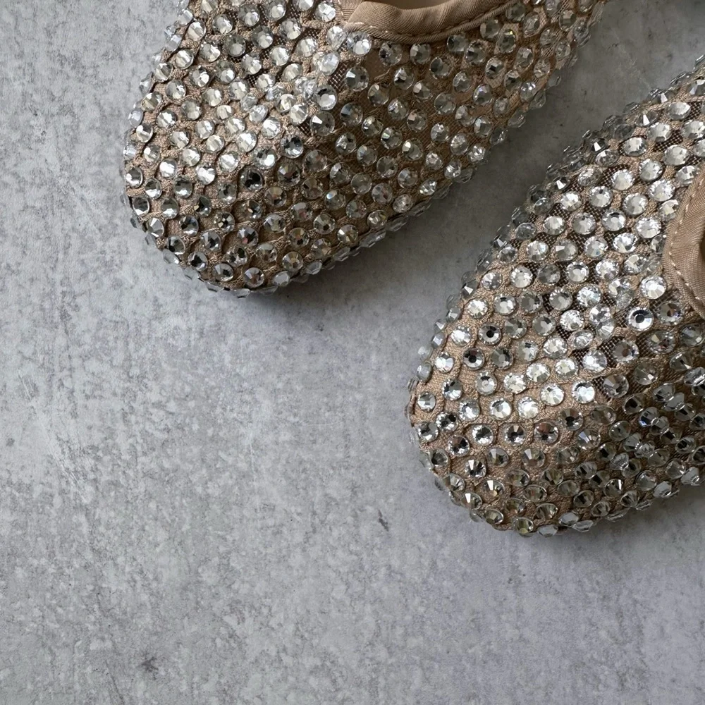 Mango Rhinestone Ballet Flats - Picture 6 of 7